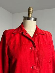 vintage 1940s red jacket {m/L}