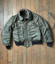 Load image into Gallery viewer, vintage 1950s nylon B-15 flight jacket bomber