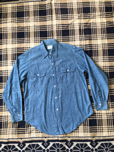 Load image into Gallery viewer, vintage 1950s chambray shirt