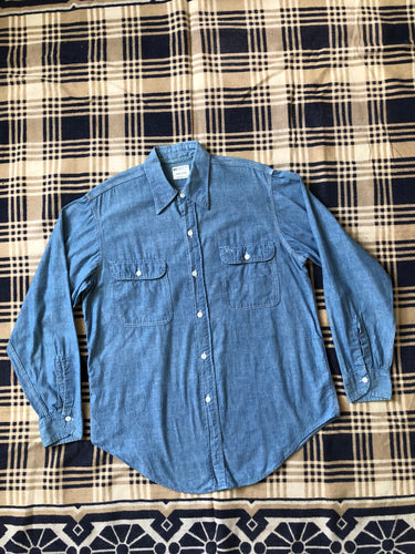 vintage 1950s chambray shirt