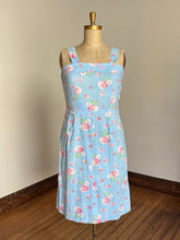 Load image into Gallery viewer, vintage 1940s floral sun dress {XL}