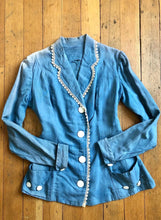 Load image into Gallery viewer, antique 1910s blue jacket