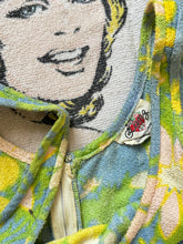 Load image into Gallery viewer, vintage 1960s LANZ floral terrycloth romper {xs}