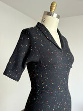 Load image into Gallery viewer, vintage 1950s flecked knit sweater dress {s-L}