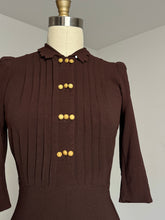 Load image into Gallery viewer, vintage 1930s L&#39;Aiglon rayon crepe dress {xs}