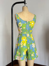 Load image into Gallery viewer, vintage 1960s LANZ floral terrycloth romper {xs}