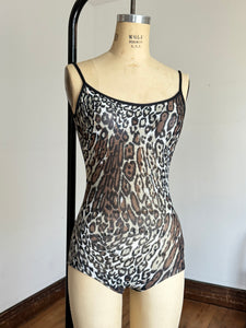 vintage 1960s LEOPARD Cole of California swimsuit {xxs}