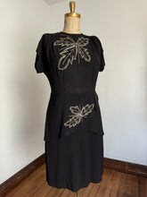 Load image into Gallery viewer, vintage 1940s sequin dress {XL}