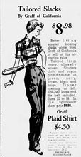 Load image into Gallery viewer, vintage 1940s Graff navy slacks {m}