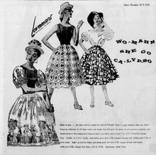Load image into Gallery viewer, vintage 1950s watermelon skirt {xs}