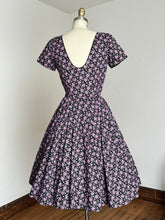 Load image into Gallery viewer, vintage 1950s Jerry Gilden floral cotton dress {xs}
