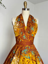 Load image into Gallery viewer, vintage 1950s Kamehameha sun dress {s}