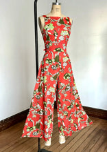 Load image into Gallery viewer, vintage 1960s novelty couples jumpsuit {xxs}