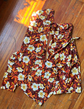 Load image into Gallery viewer, vintage 1950s Alfred Shaheen sarong dress &amp; men’s shirt set