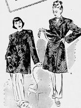 Load image into Gallery viewer, vintage 1940s Textron quilted bed jacket {L}