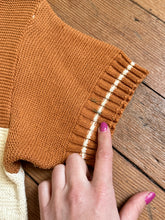 Load image into Gallery viewer, vintage 1940s 50s cable knit polo t shirt