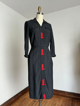 Load image into Gallery viewer, vintage 1950s tassel dress {s}