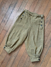 Load image into Gallery viewer, vintage 1920s knickerbockers trousers plus four breeches 30&quot; waist