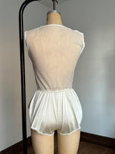 Load image into Gallery viewer, vintage 1970s 80s sheer bodysuit {xs/s}