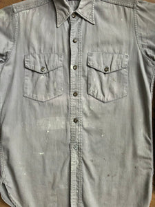 vintage 1950s Big Smith well worn work shirt