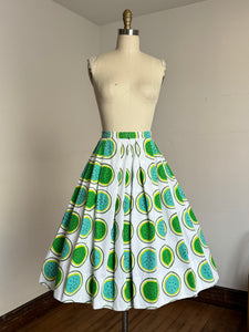 vintage 1950s watermelon skirt {xs}