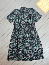 Load image into Gallery viewer, vintage 1940s novelty cold rayon dress {1X}