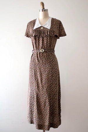 vintage 1930s depression era dress