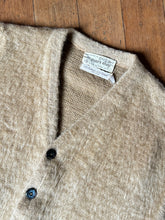 Load image into Gallery viewer, vintage 1950s 60s mohair cardigan sweater