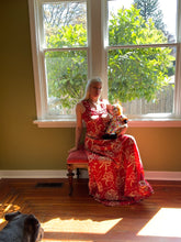 Load image into Gallery viewer, vintage 1930s floral gown {s}
