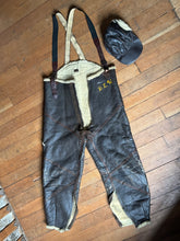Load image into Gallery viewer, AS-IS vintage 1940s WWII flight pants &amp; cap set