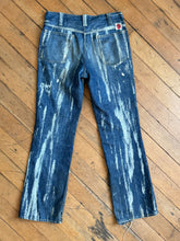 Load image into Gallery viewer, vintage 1960s GWG Kings hippie altered denim jeans 32"W