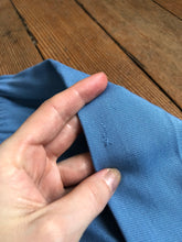 Load image into Gallery viewer, vintage 1950s blue rayon long sleeve shirt