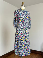 Load image into Gallery viewer, vintage 1930s abstract rayon dress {xs}