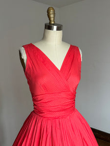 vintage 1950s Jerry Gilden sun dress {xxs}