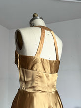 Load image into Gallery viewer, vintage 1950s gold gown {m}