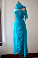 Load image into Gallery viewer, vintage 1960s Emma Domb chiffon gown