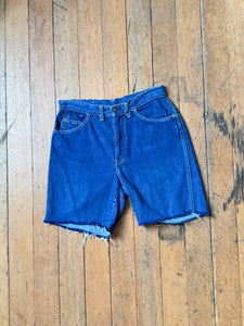 vintage 1960s big E LEVIS for gals cut off denim shorts