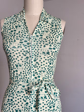 Load image into Gallery viewer, vintage 1970s cow print dress {s-m}