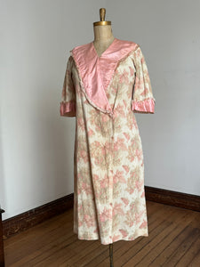 antique 1910s cotton wrap dressing gown {XL}