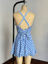 Load image into Gallery viewer, vintage 1940s novelty cotton clamshell swimsuit {s}