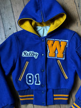 Load image into Gallery viewer, vintage 1960s hooded varsity jacket