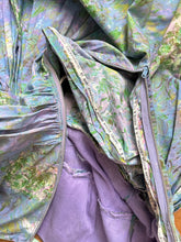Load image into Gallery viewer, RARE vintage 1950s Marc Chagall novelty Evening Enchantment cotton dress {xs}