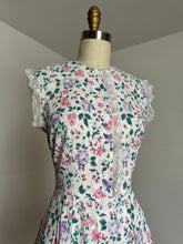 Load image into Gallery viewer, vintage 1940s floral dress {s}