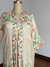 Load image into Gallery viewer, vintage 1920s silk pongee robe