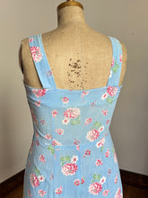 Load image into Gallery viewer, vintage 1940s floral sun dress {XL}
