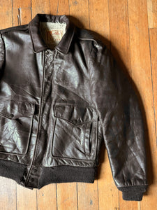 vintage 1950s 60s Excelled leather bomber jacket
