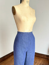 Load image into Gallery viewer, vintage 1960s side zip stretch denim {s with hips}
