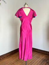 Load image into Gallery viewer, vintage 1930s pink taffeta gown {m-L}
