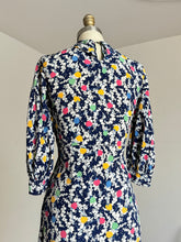 Load image into Gallery viewer, vintage 1930s abstract rayon dress {xs}