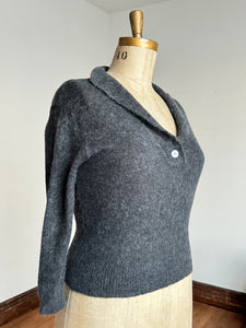 vintage 1950s Shaggy Shetland pullover sweater {L-1X}